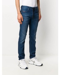 dunkelblaue enge Jeans von Diesel