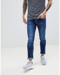 dunkelblaue enge Jeans von Threadbare