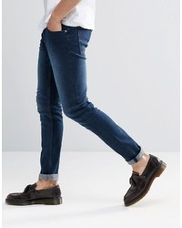 dunkelblaue enge Jeans von Cheap Monday