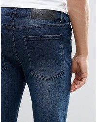 dunkelblaue enge Jeans von Cheap Monday