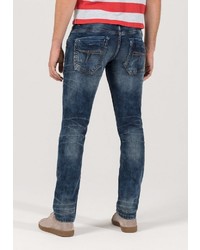 dunkelblaue enge Jeans von Timezone