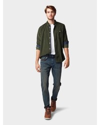 dunkelblaue enge Jeans von Tom Tailor