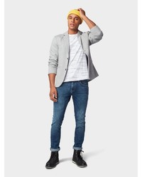 dunkelblaue enge Jeans von Tom Tailor Denim