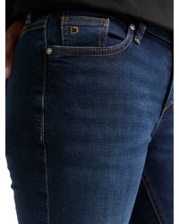 dunkelblaue enge Jeans von Tom Tailor Denim