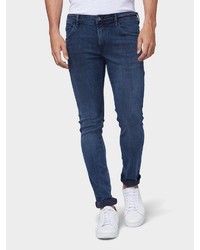 dunkelblaue enge Jeans von Tom Tailor Denim