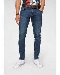 dunkelblaue enge Jeans von Tom Tailor Denim