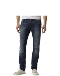 dunkelblaue enge Jeans von Tommy Hilfiger