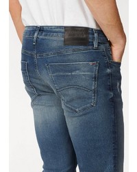 dunkelblaue enge Jeans von Tommy Jeans