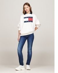 dunkelblaue enge Jeans von Tommy Jeans