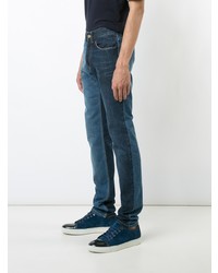 dunkelblaue enge Jeans von Lanvin