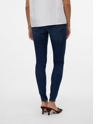 dunkelblaue enge Jeans von Vero Moda