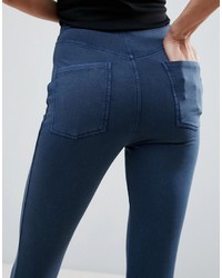 dunkelblaue enge Jeans von Asos