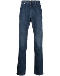 dunkelblaue enge Jeans von Zegna