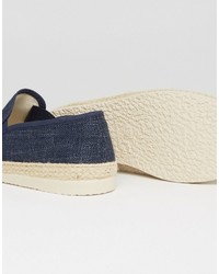 dunkelblaue Espadrilles von Dune