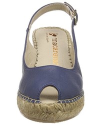 dunkelblaue Espadrilles von Macarena