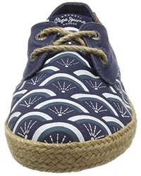 dunkelblaue Espadrilles von Pepe Jeans