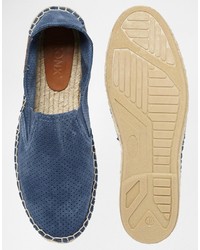 dunkelblaue Espadrilles von Bronx