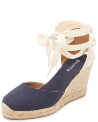 dunkelblaue Espadrilles von Soludos