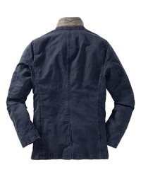 dunkelblaue Feldjacke aus Jeans von Schneiders Landart