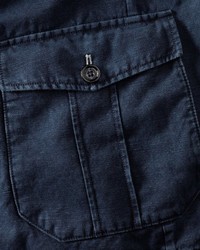 dunkelblaue Feldjacke aus Jeans von Schneiders Landart