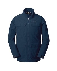 dunkelblaue Feldjacke von Eddie Bauer