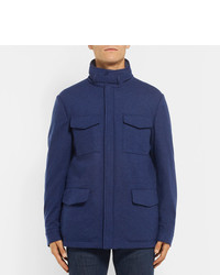 dunkelblaue Feldjacke von Loro Piana