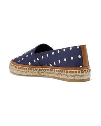 dunkelblaue gepunktete Espadrilles von Gabriela Hearst