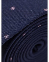 dunkelblaue gepunktete Krawatte von Jack & Jones