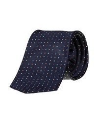 dunkelblaue gepunktete Krawatte von JP1880