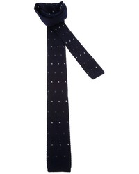 dunkelblaue gepunktete Krawatte von Roda