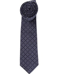 dunkelblaue gepunktete Krawatte von Valentino