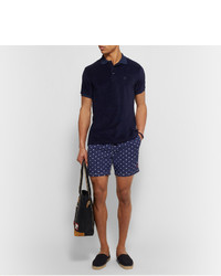 dunkelblaue gepunktete Shorts von Polo Ralph Lauren