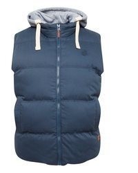 dunkelblaue gesteppte ärmellose Jacke von BLEND