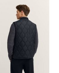 dunkelblaue gesteppte ärmellose Jacke von Bugatti