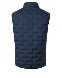 dunkelblaue gesteppte ärmellose Jacke von Casamoda