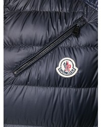 dunkelblaue gesteppte ärmellose Jacke von Moncler