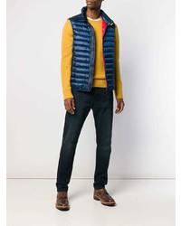 dunkelblaue gesteppte ärmellose Jacke von Parajumpers