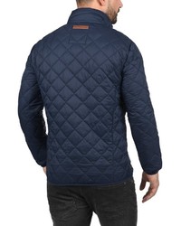 dunkelblaue gesteppte Bomberjacke von BLEND