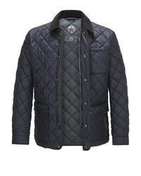 dunkelblaue gesteppte Bomberjacke von Milestone