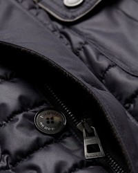 dunkelblaue gesteppte Feldjacke von Bugatti