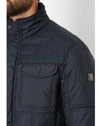 dunkelblaue gesteppte Feldjacke von REDPOINT