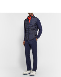 dunkelblaue gesteppte Wolljacke von RLX Ralph Lauren