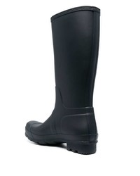 dunkelblaue Gummistiefel von Hunter