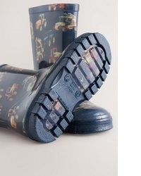 dunkelblaue Gummistiefel von next