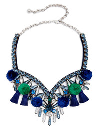 dunkelblaue Halskette von Shourouk