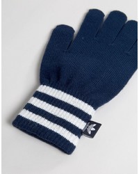 dunkelblaue Handschuhe von adidas
