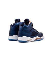 dunkelblaue hohe Sneakers aus Leder von Jordan