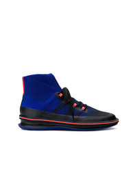 dunkelblaue hohe Sneakers aus Leder von Camper