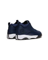 dunkelblaue hohe Sneakers aus Leder von Jordan