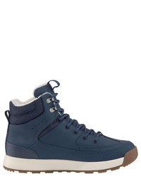 dunkelblaue hohe Sneakers aus Leder von Lacoste